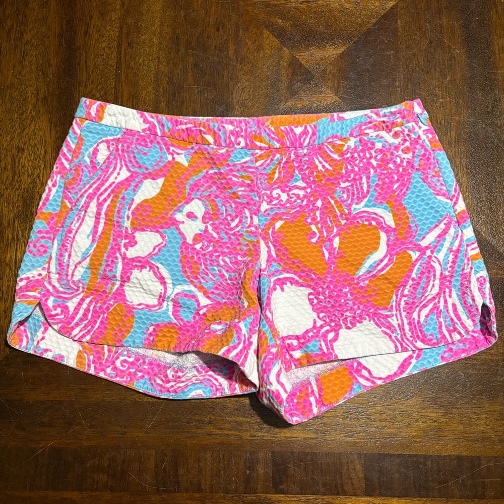 Lilly Pulitzer Adie "Shorely Blue Feeling Tanked” Shorts